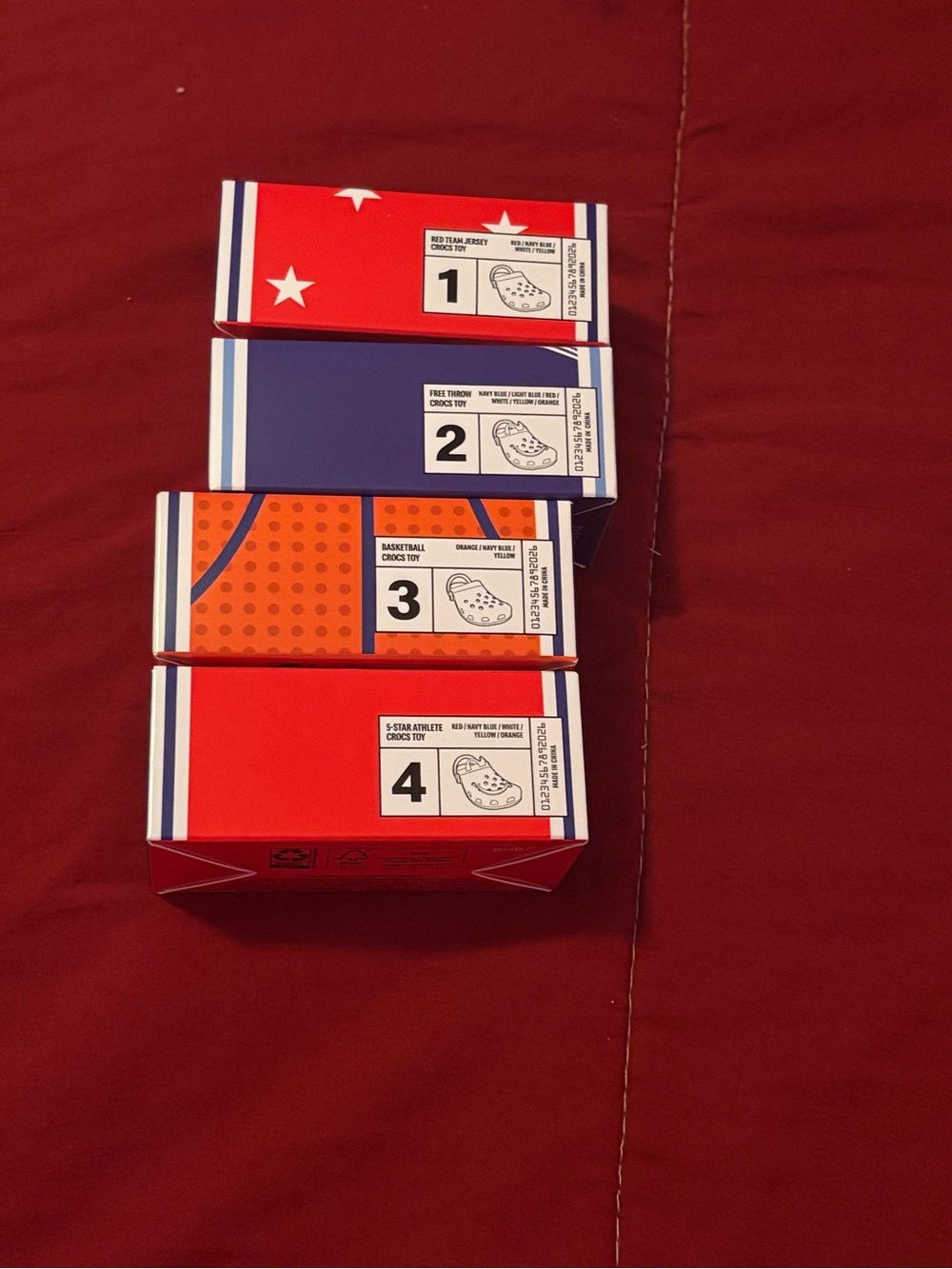 McDonald's Red, Blue & Yellow Croc Toy - All American 26, NIB - Picture 3 of 7